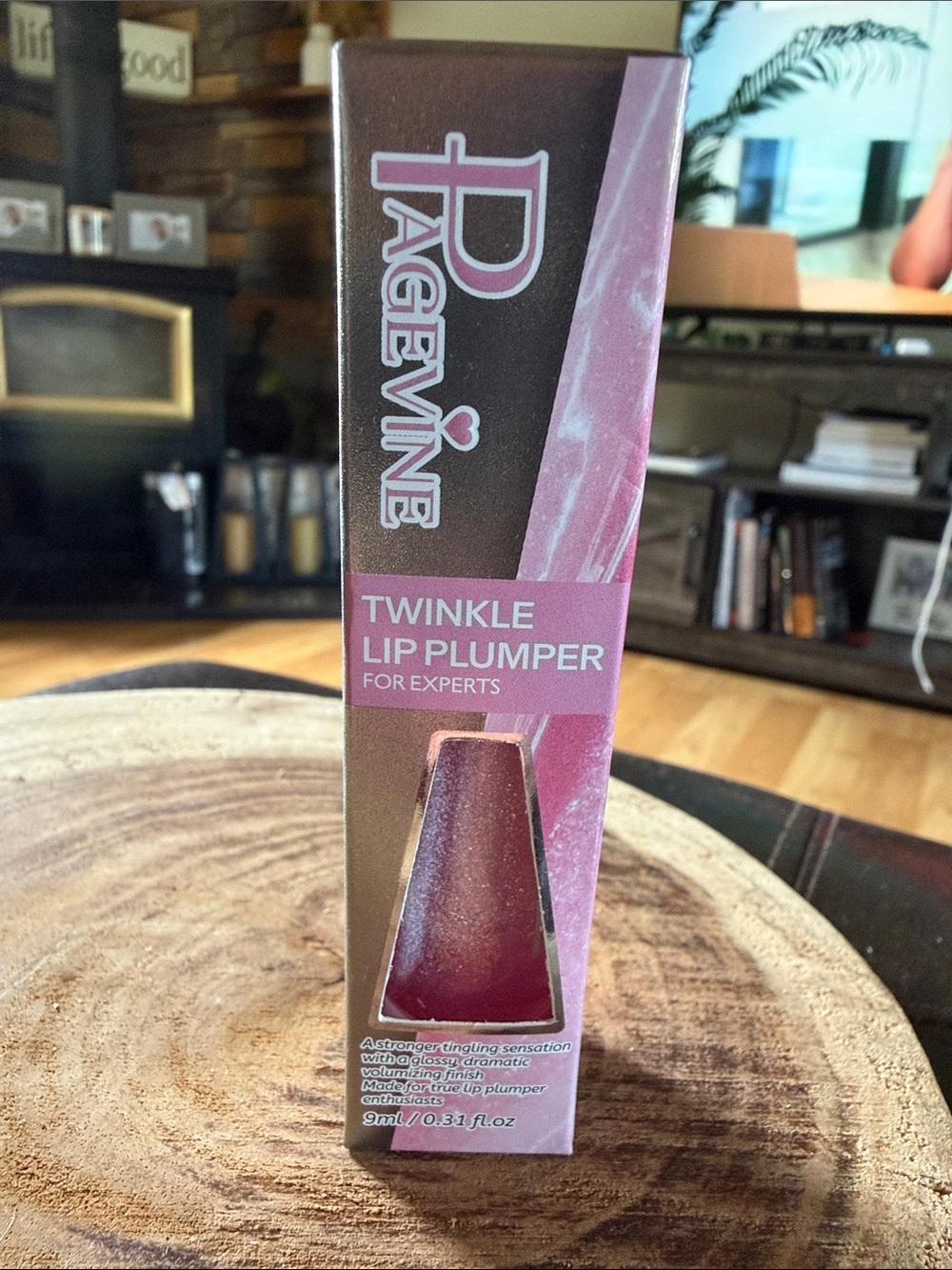 Pagevine Twinkle Lip Plumper - Pink